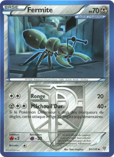Image de la carte Pokemon Fermite 91/135