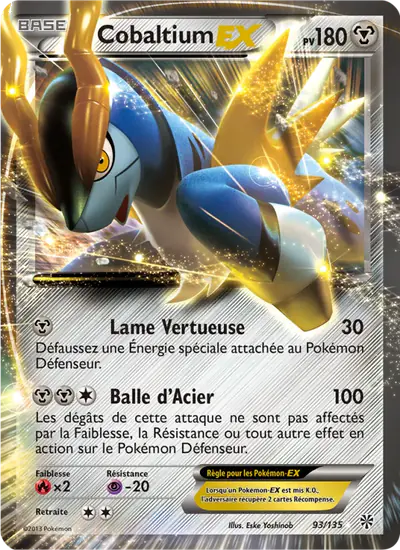 Image de la carte Pokemon Cobaltium EX 93/135