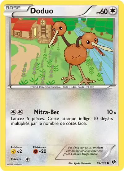 Image de la carte Pokemon Doduo 99/135