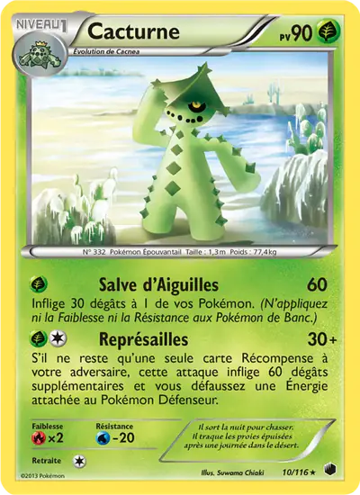 Image de la carte Pokemon Cacturne 10/116