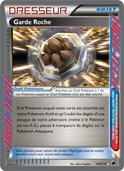 Image de la carte Pokemon Garde Roche 108/116
