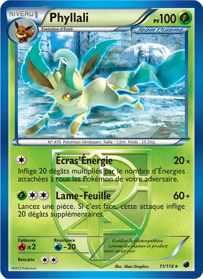 Image de la carte Pokemon Phyllali 11/116