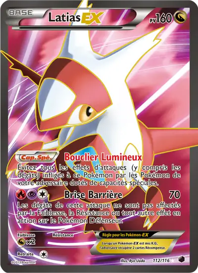Image de la carte Pokemon Latias EX 112/116