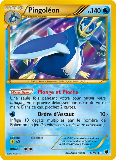 Image de la carte Pokemon Pingoléon 117/116