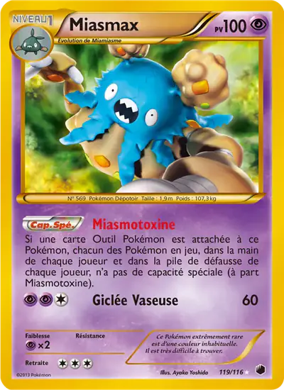 Image de la carte Pokemon Miasmax 119/116