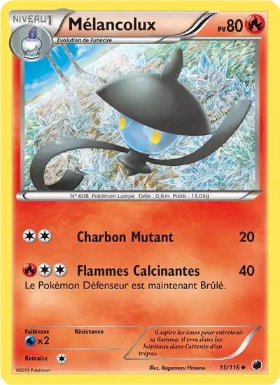 Image de la carte Pokemon Mélancolux 15/116