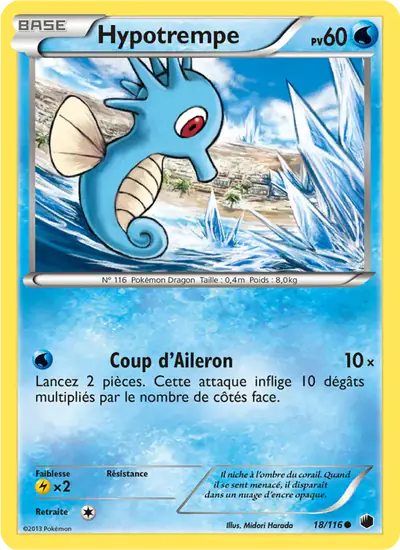 Image de la carte Pokemon Hypotrempe 18/116
