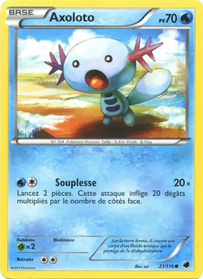 Image de la carte Pokemon Axoloto 21/116