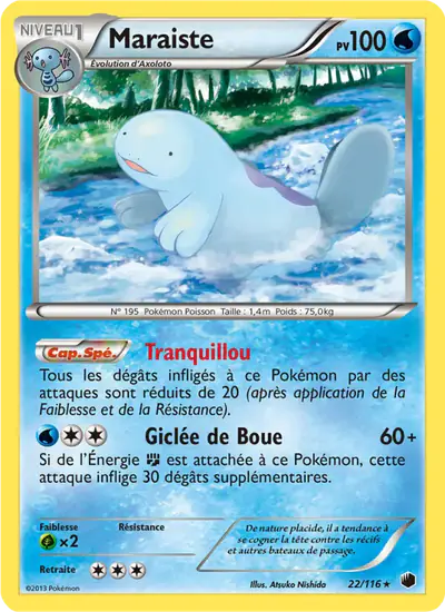 Image de la carte Pokemon Maraiste 22/116