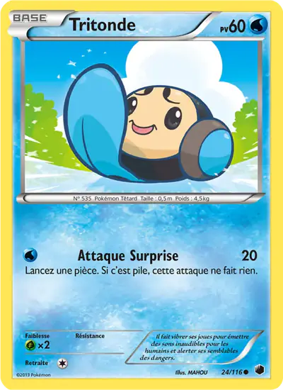 Image de la carte Pokemon Tritonde 24/116