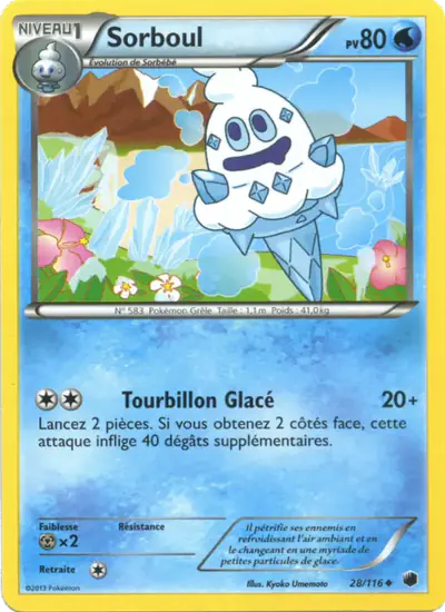 Image de la carte Pokemon Sorboul 28/116