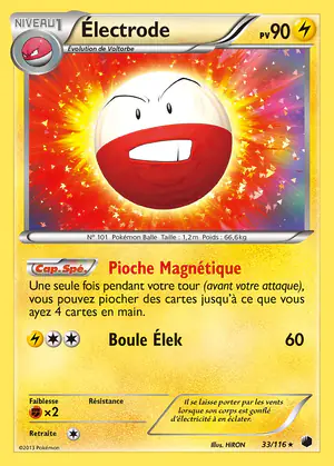 &Eacute;lectrode 33/116