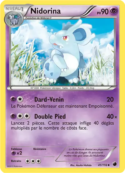 Image de la carte Pokemon Nidorina 41/116
