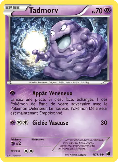 Image de la carte Pokemon Tadmorv 45/116