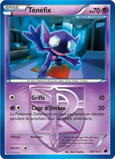 Image de la carte Pokemon Ténéfix 49/116