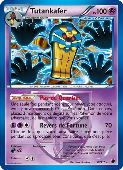Image de la carte Pokemon Tutankafer 56/116