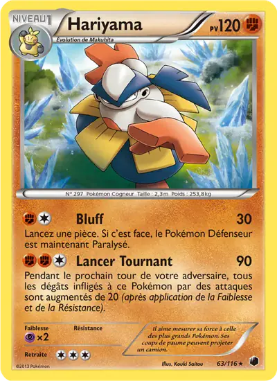 Image de la carte Pokemon Hariyama 63/116