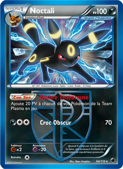 Image de la carte Pokemon Noctali 64/116