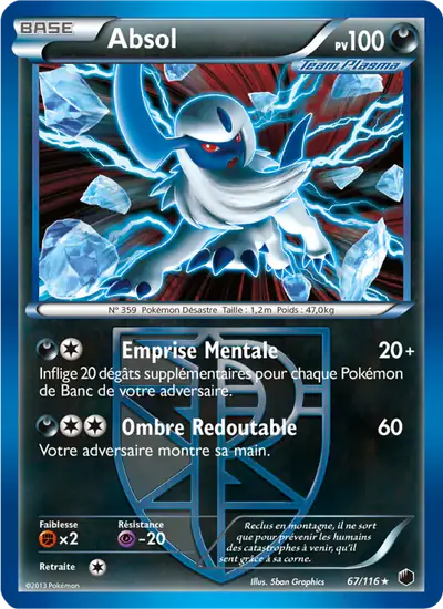 Image de la carte Pokemon Absol 67/116