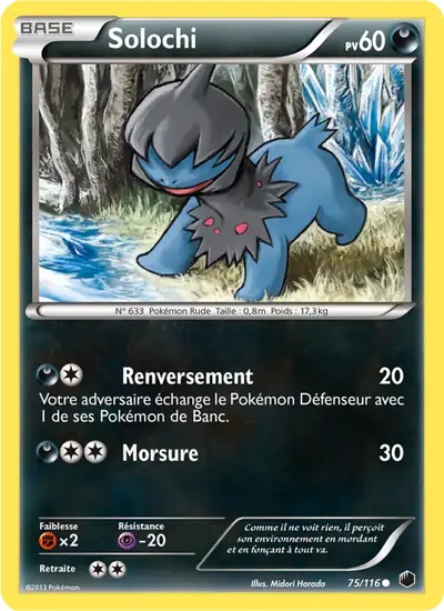 Image de la carte Pokemon Solochi 75/116