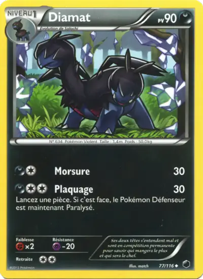 Image de la carte Pokemon Diamat 77/116