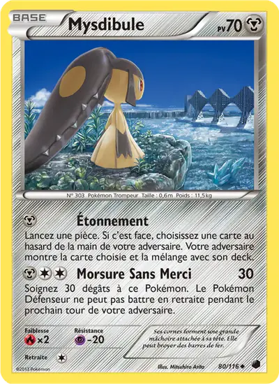 Image de la carte Pokemon Mysdibule 80/116