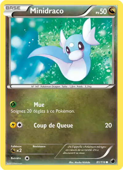 Image de la carte Pokemon Minidraco 81/116