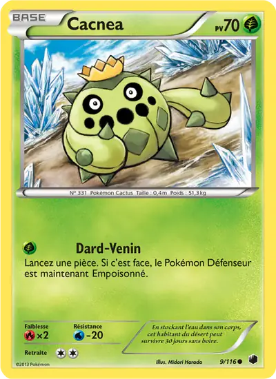 Image de la carte Pokemon Cacnea 9/116