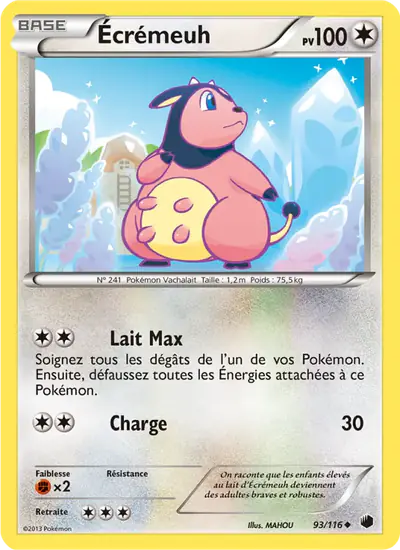 Image de la carte Pokemon Écrémeuh 93/116