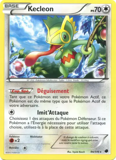 Image de la carte Pokemon Kecleon 94/116