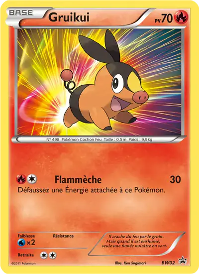 Image de la carte Pokemon Gruikui BW02/101