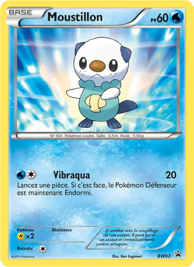 Image de la carte Pokemon Moustillon BW03/101