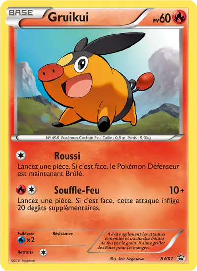Image de la carte Pokemon Gruikui BW07/101