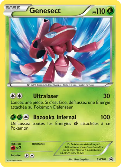Image de la carte Pokemon Genesect BW101/101