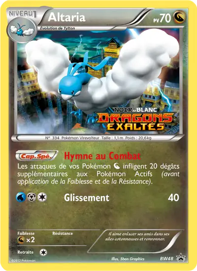Image de la carte Pokemon Altaria BW48/101