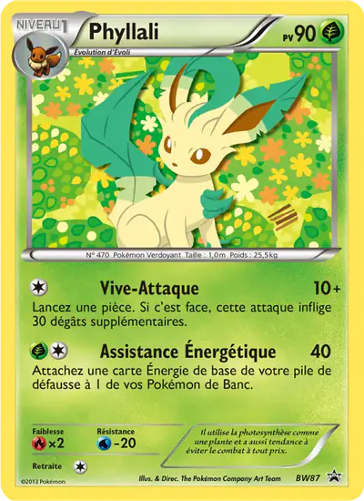 Image de la carte Pokemon Phyllali BW87/101