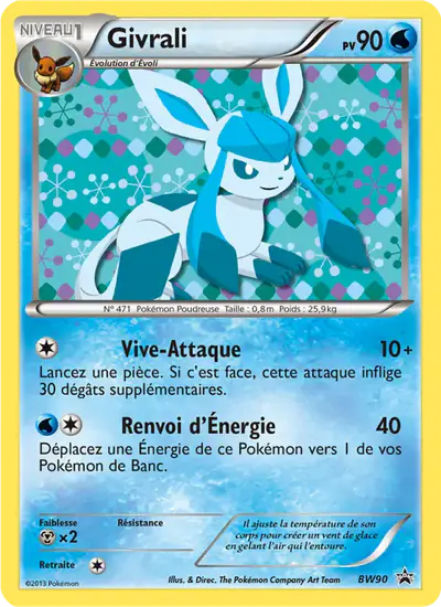 Image de la carte Pokemon Givrali BW90/101
