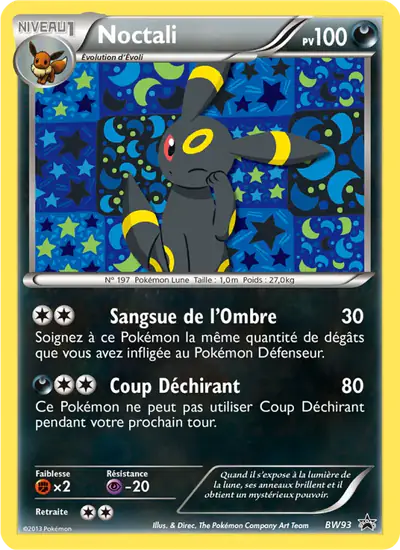 Image de la carte Pokemon Noctali BW93/101