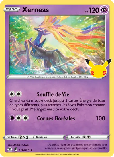 Image de la carte Pokemon Xerneas 012/50