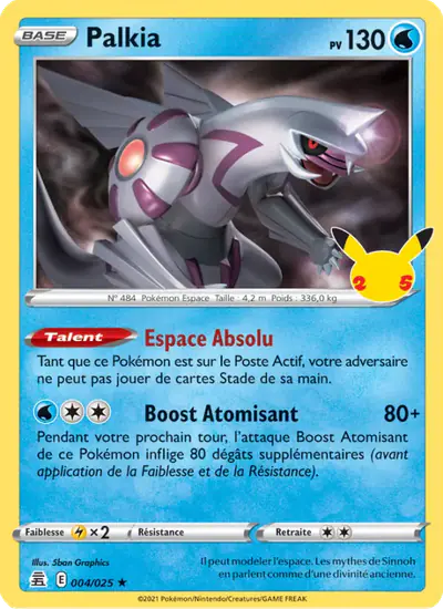 Image de la carte Pokemon Palkia 004/50