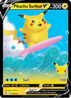 Image de la carte Pikachu Surfeur V 008/025