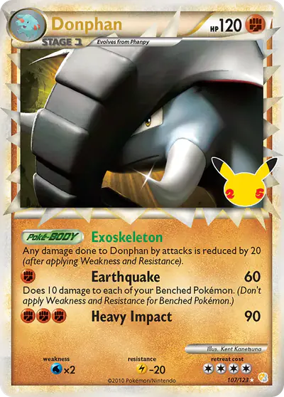 Image de la carte Pokemon Donphan 107/50