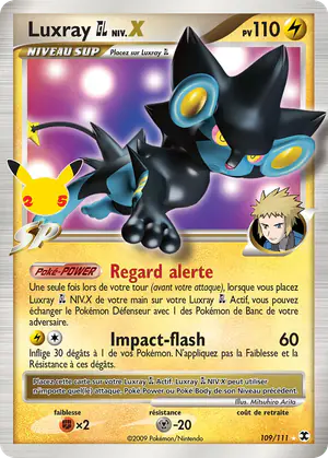 Luxray GL NIV.X 109/111