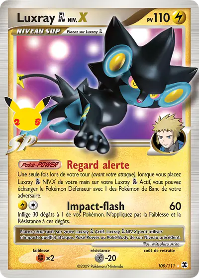 Image de la carte Pokemon Luxray GL Niv. X 109/50