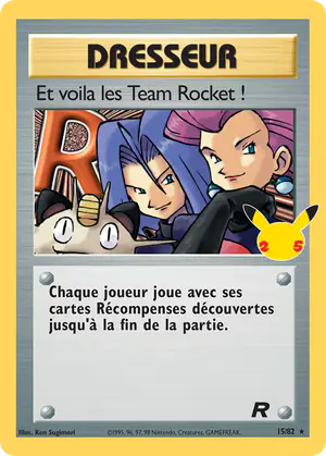 Et voila les Team Rocket ! 15/82