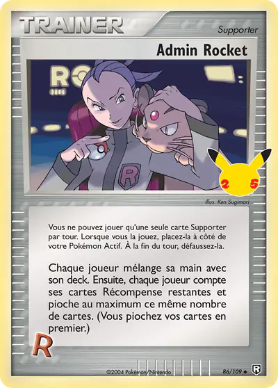Image de la carte Pokemon Admin Rocket 86/50