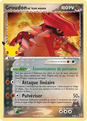 Groudon de Team Magma 9/95