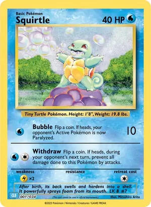 Squirtle 001/034