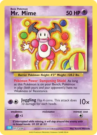Image de la carte Pokemon Mr. Mime 013/34
