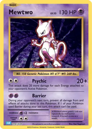Mewtwo 014/034